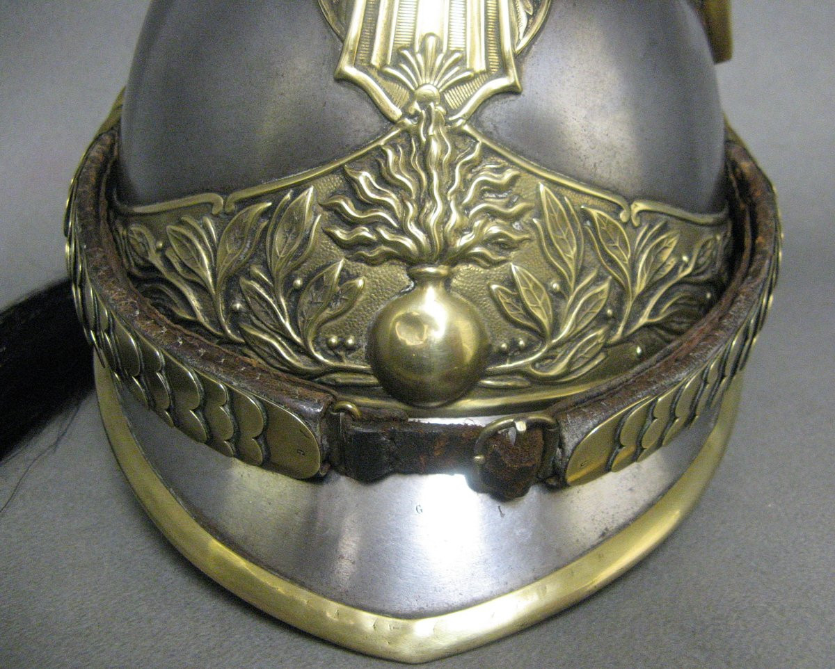 Casque De Cuirassier Troupe Modèle 1874.-photo-3