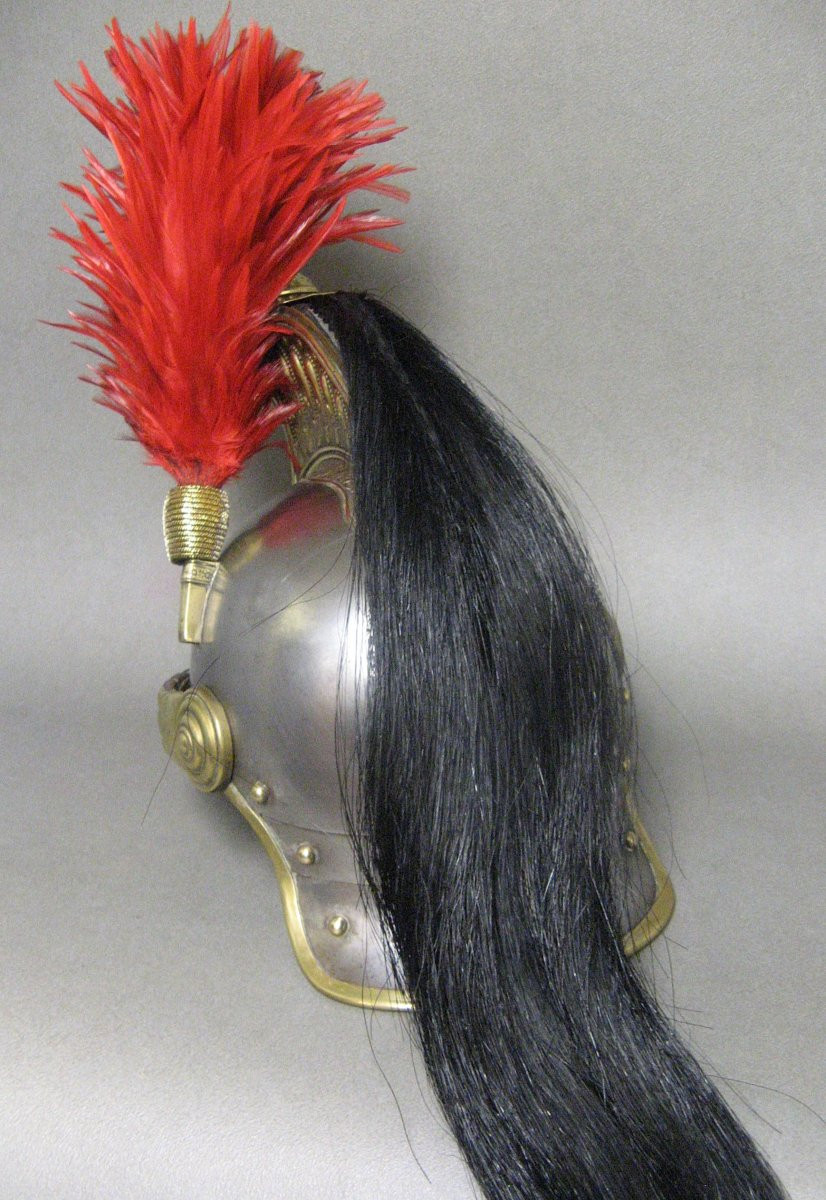 Casque De Cuirassier Troupe Modèle 1874.-photo-5