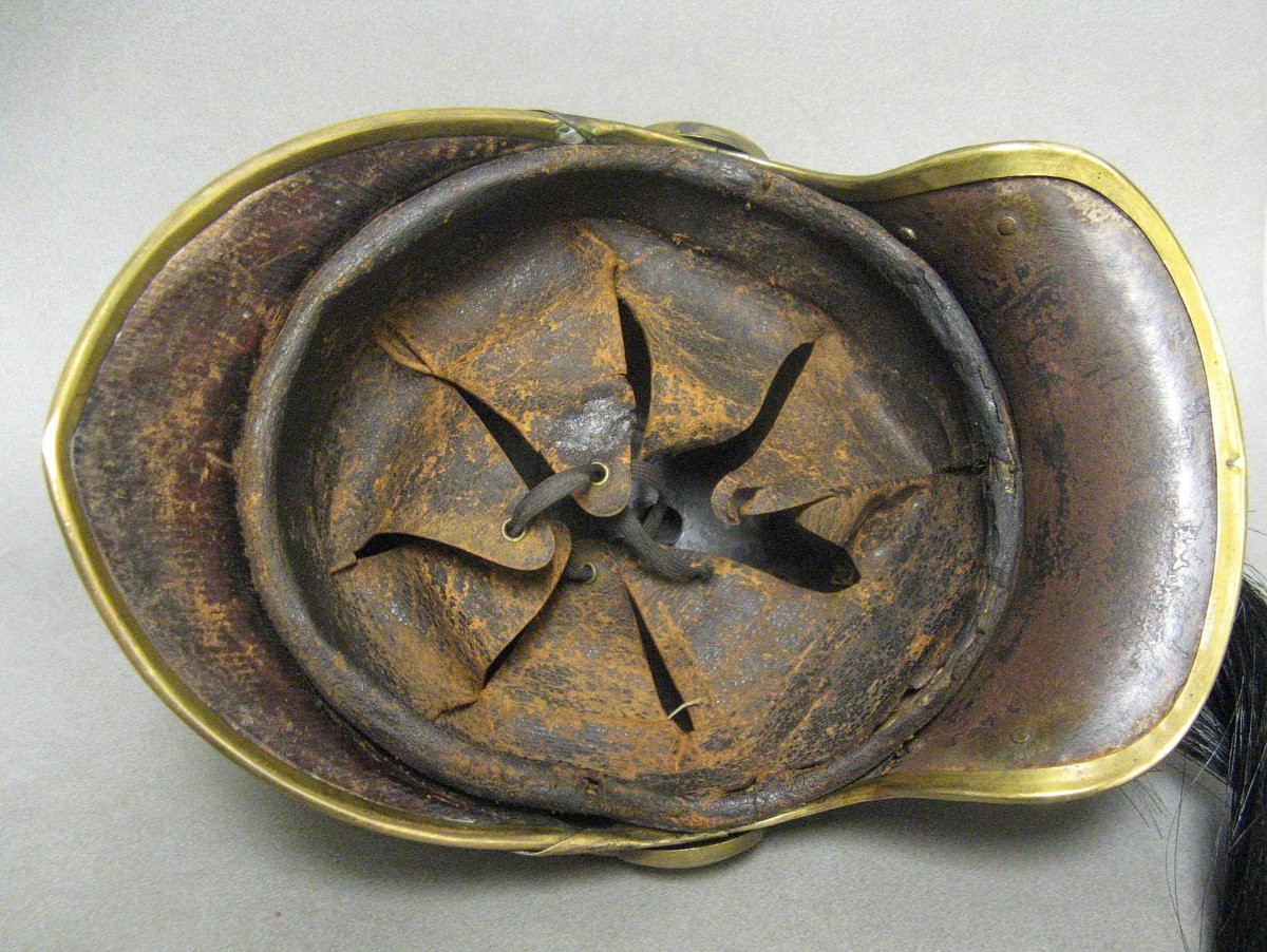 Casque De Cuirassier Troupe Modèle 1874.-photo-7