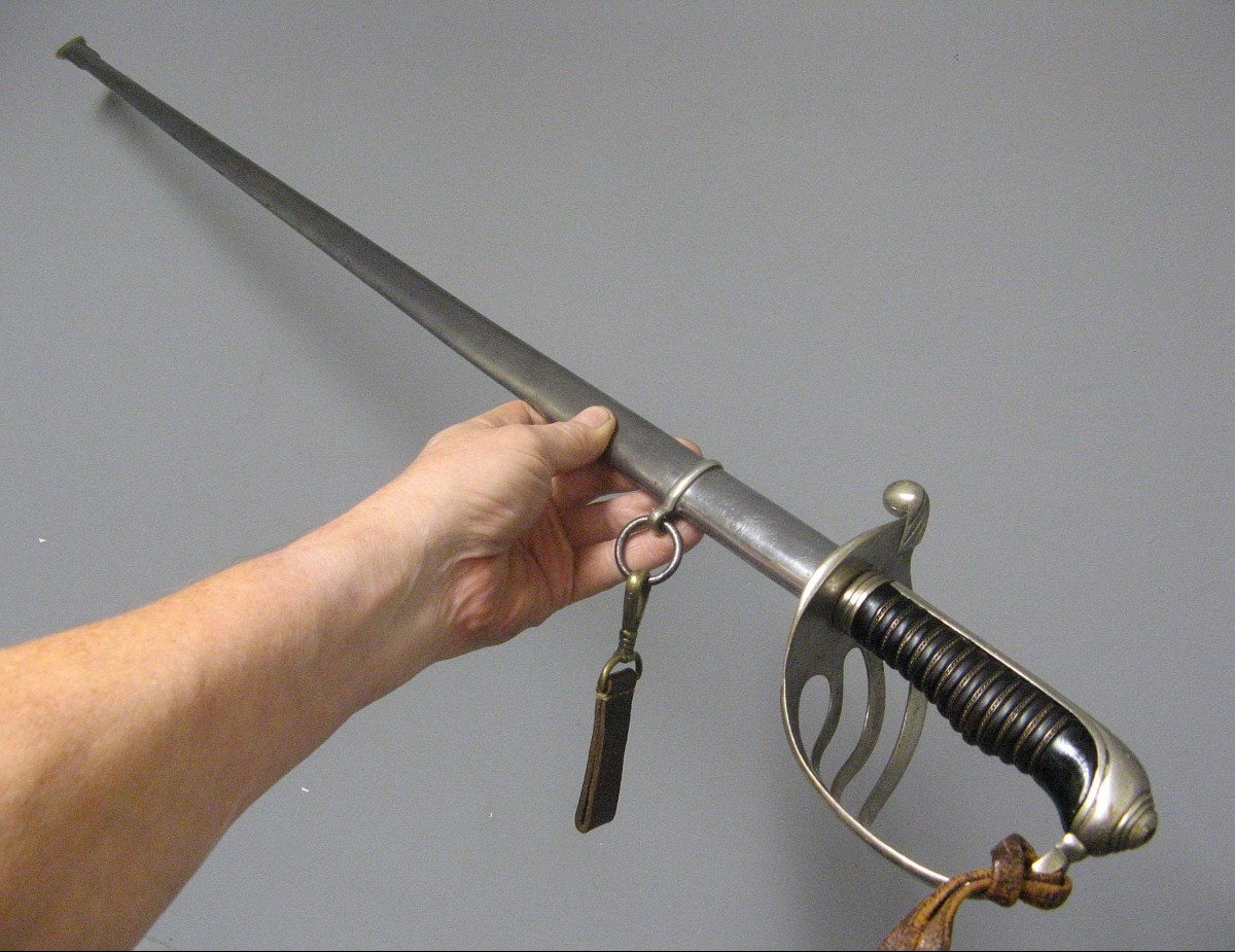 Sabre D'Officier D'Infanterie  Mle 1882 Fabriqué En Juin 1915.-photo-2