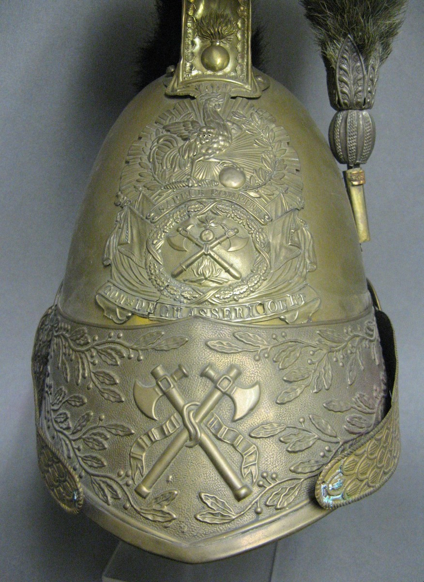 Casque De Sapeur Pompier Officier Mle 1821. Louis Philippe.-photo-3
