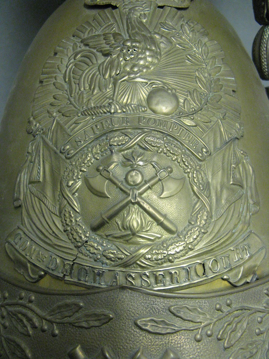 Casque De Sapeur Pompier Officier Mle 1821. Louis Philippe.-photo-3