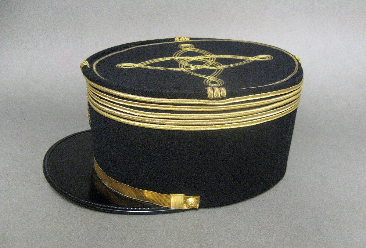 KEPI De COLONEL INGENIEUR Du SERVICE De FABRICATION D'ARMEMENT.-photo-3