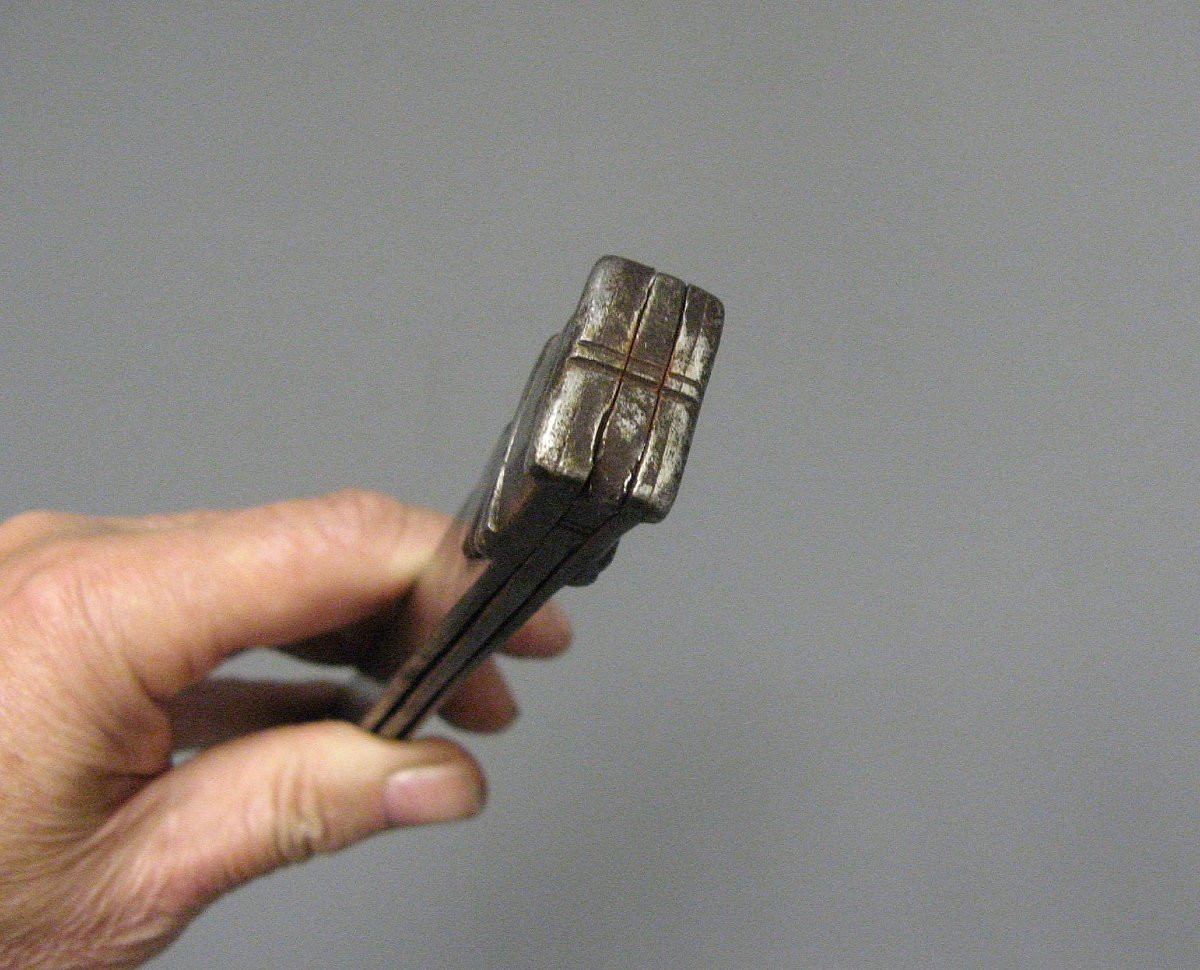 Compas en fer forgé XVIIIe.-photo-3