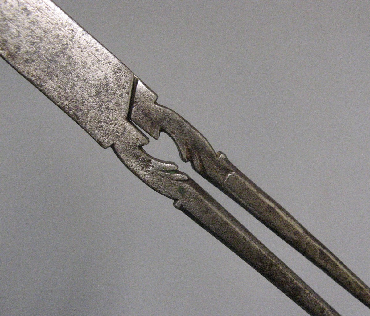 Compas en fer forgé XVIIIe.