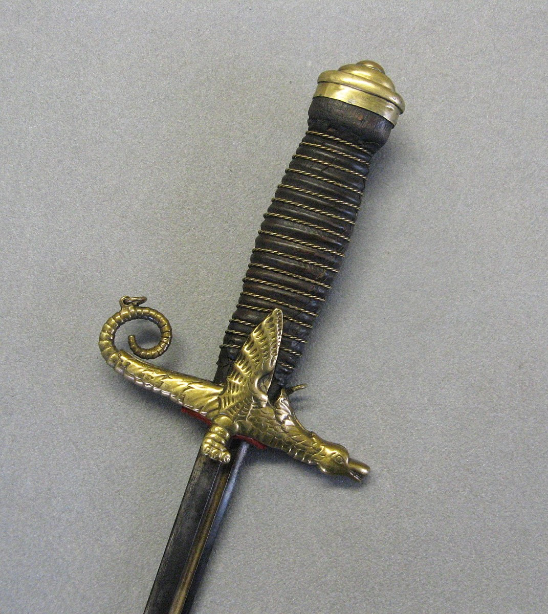  19th Century Hunting Dagger Or Hunting Knife.-photo-4