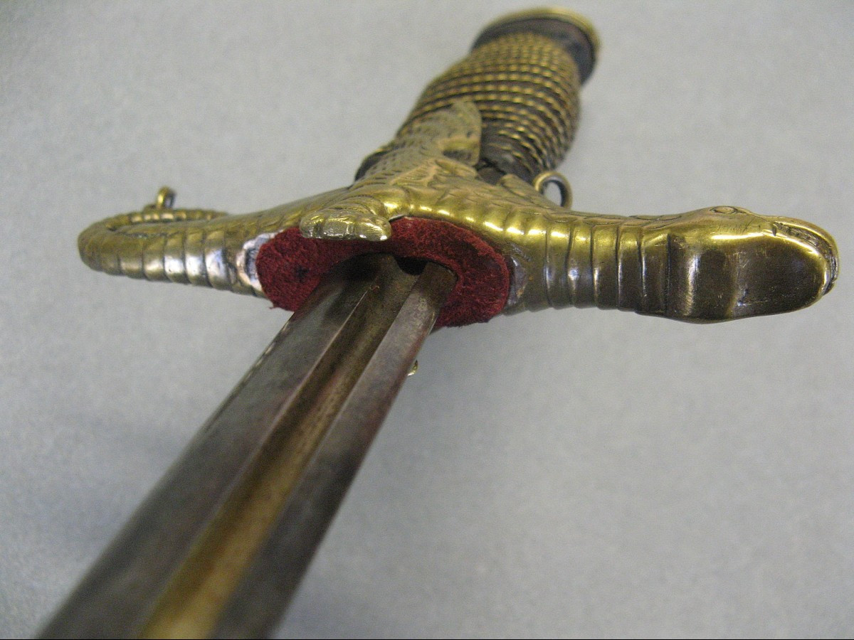  19th Century Hunting Dagger Or Hunting Knife.-photo-1