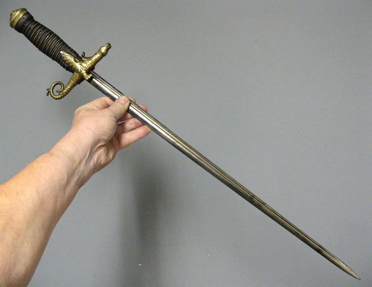  19th Century Hunting Dagger Or Hunting Knife.-photo-3