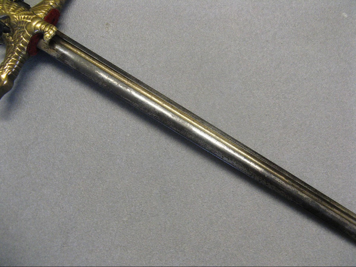  19th Century Hunting Dagger Or Hunting Knife.-photo-4