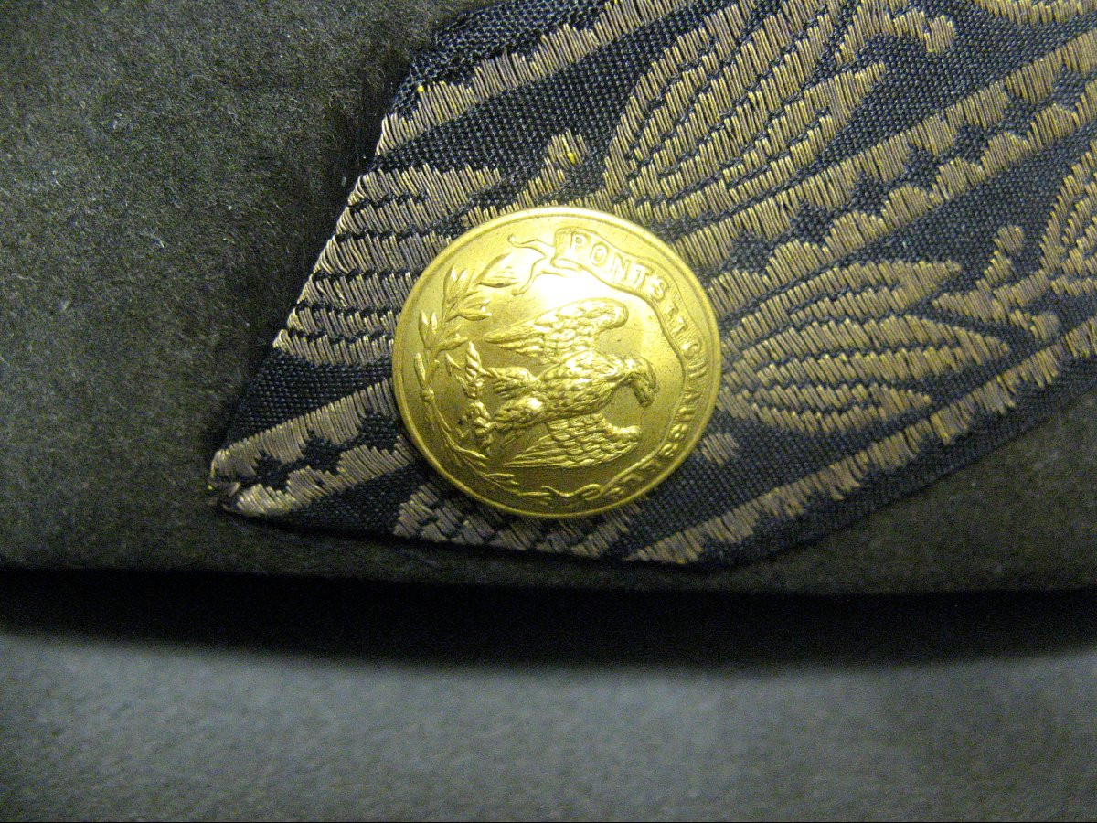 Bicorne d'ingénieur des ponts et chaussées sous Napoléon III  XIXe.-photo-3