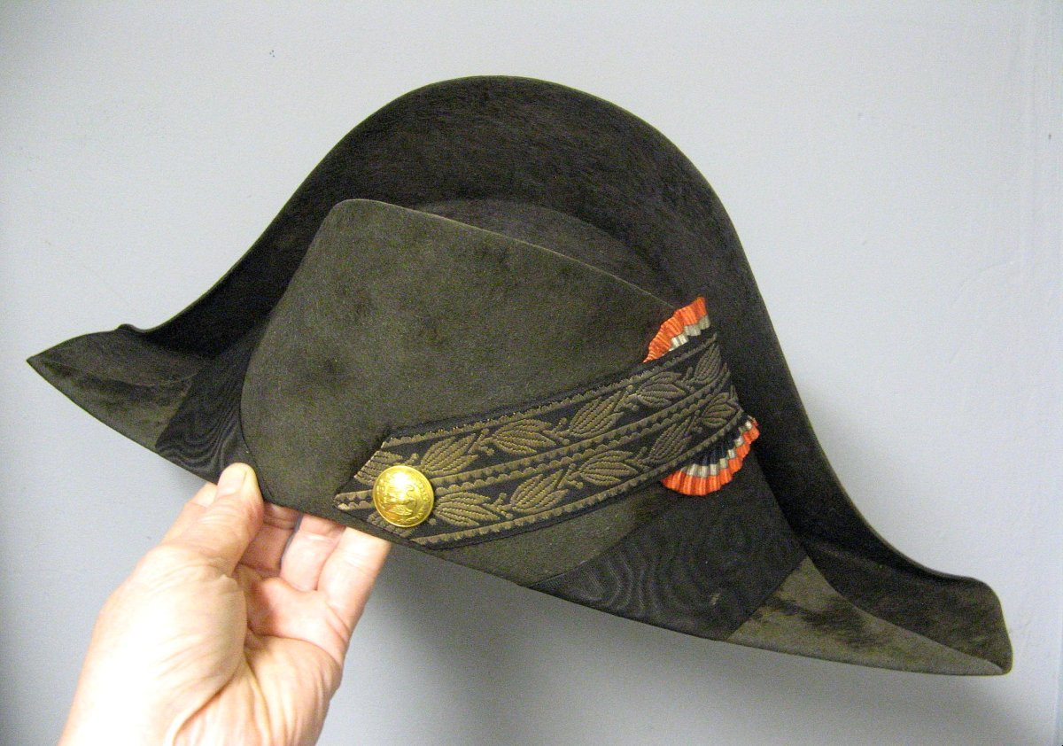 Bicorne d'ingénieur des ponts et chaussées sous Napoléon III  XIXe.-photo-2