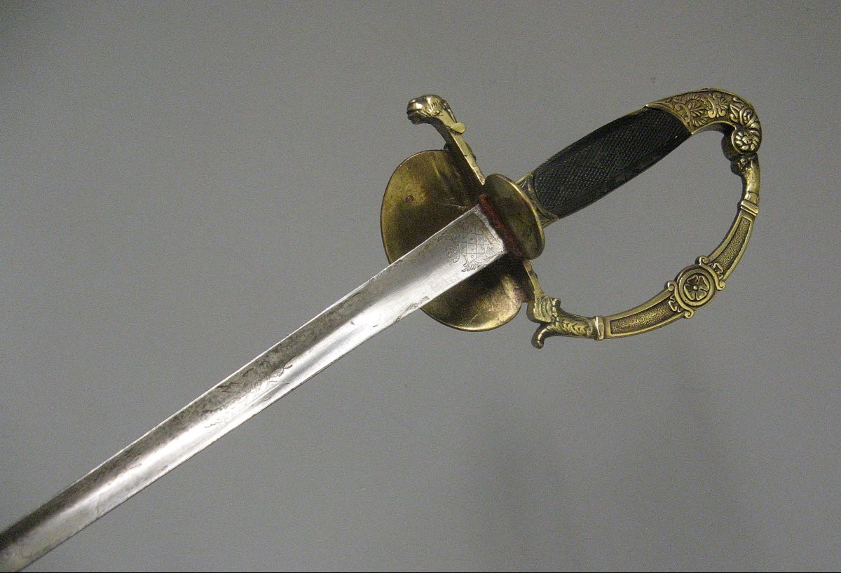 Sword Of A High Official Or General Staff Officer, Restoration Period, 19th Century.-photo-3