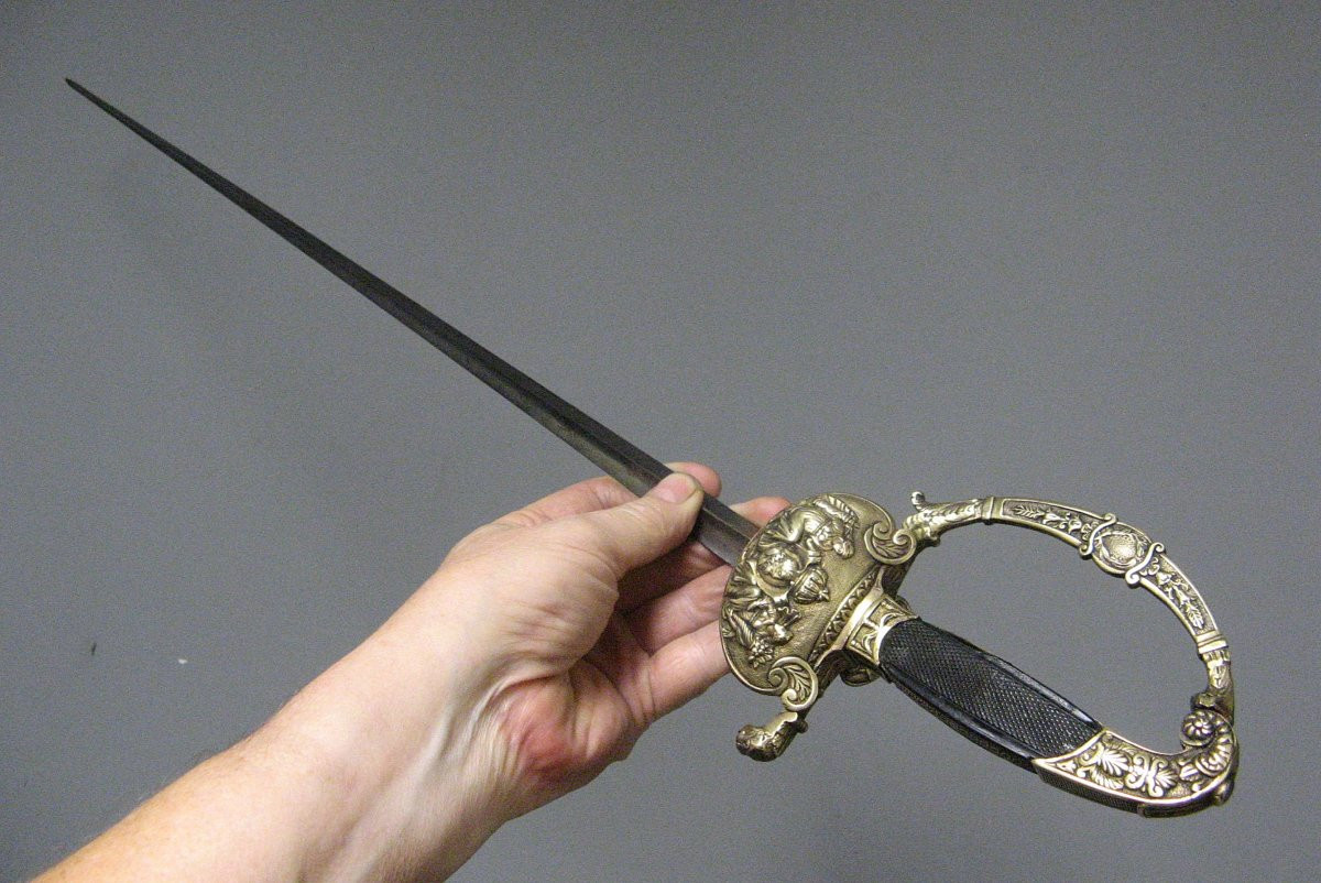 Sword Of A High Official Or General Staff Officer, Restoration Period, 19th Century.-photo-4