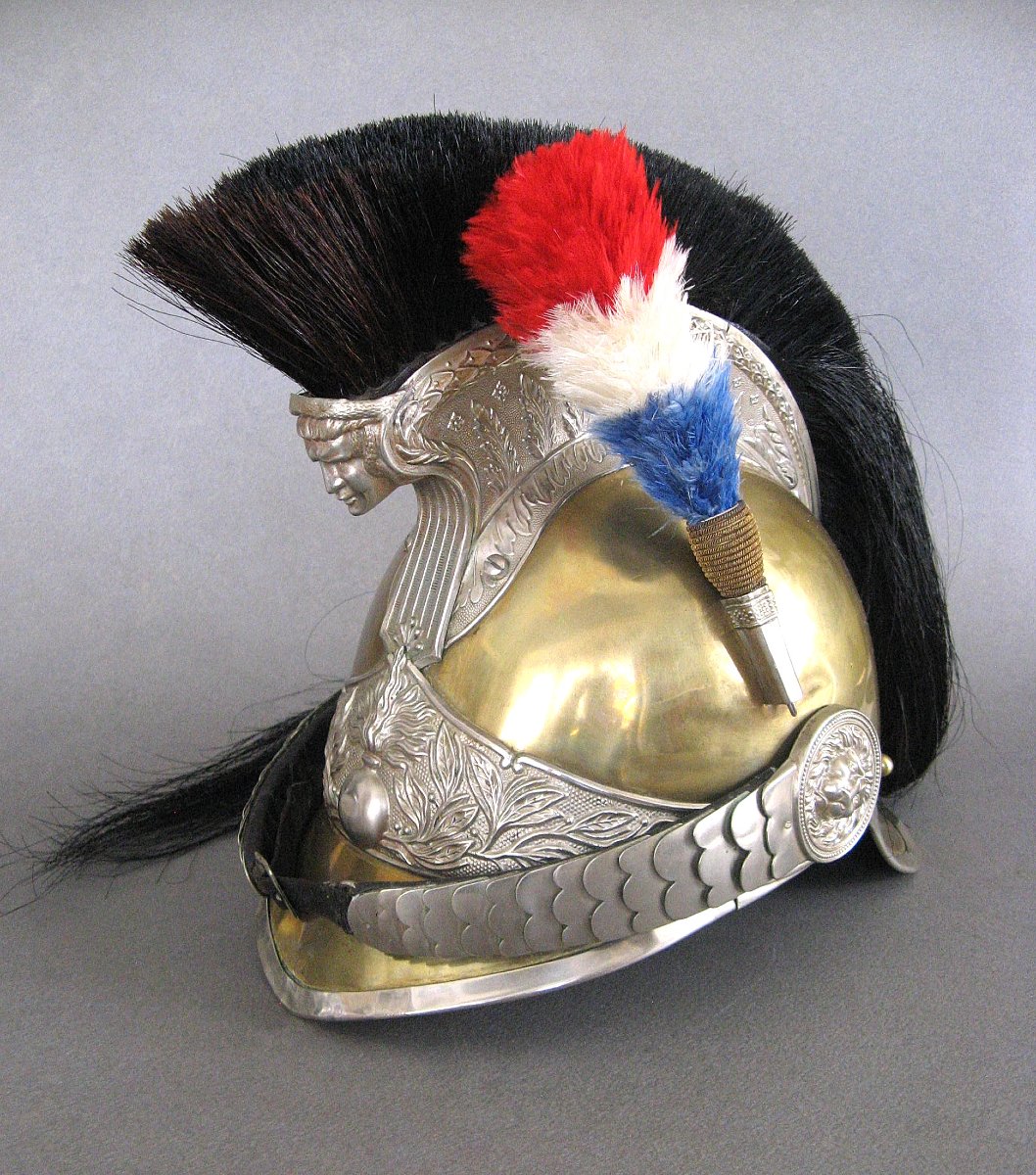 Casque Troupe De Gendarme A Cheval Mle 1912.