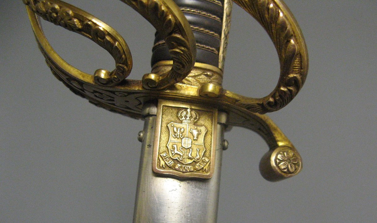 Épée d'Officiers En Chef A l’Aigle Roumain De l’Epoque De La Première Guerre Mondiale De 14/18.-photo-2