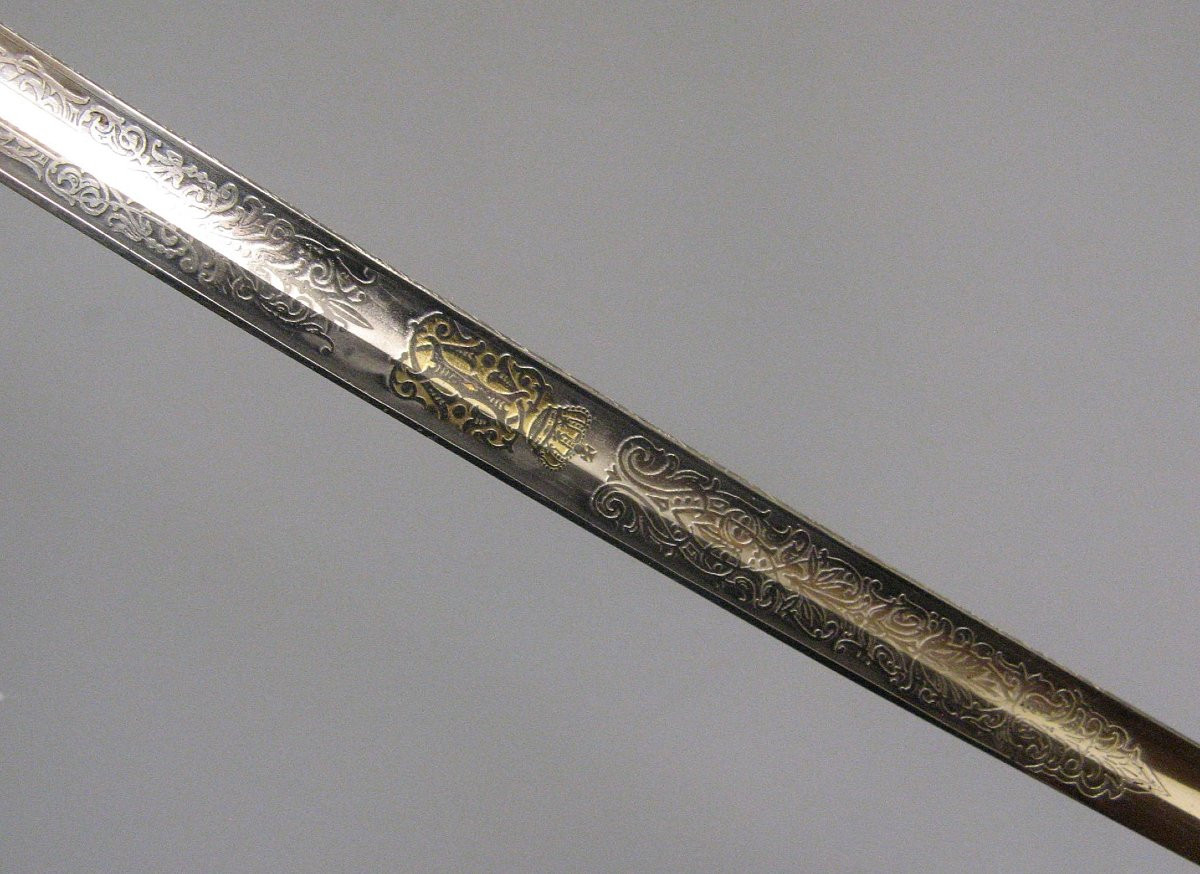 Épée d'Officiers En Chef A l’Aigle Roumain De l’Epoque De La Première Guerre Mondiale De 14/18.-photo-7