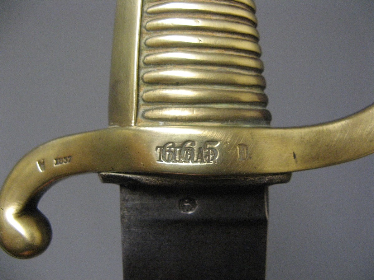 Sabre Briquet d'Infanterie daté 1837 Epoque Louis Philippe.-photo-4