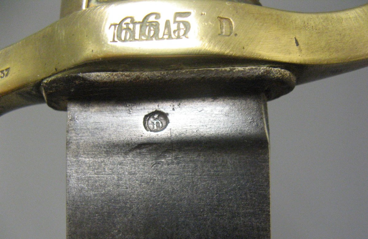 Sabre Briquet d'Infanterie daté 1837 Epoque Louis Philippe.-photo-1