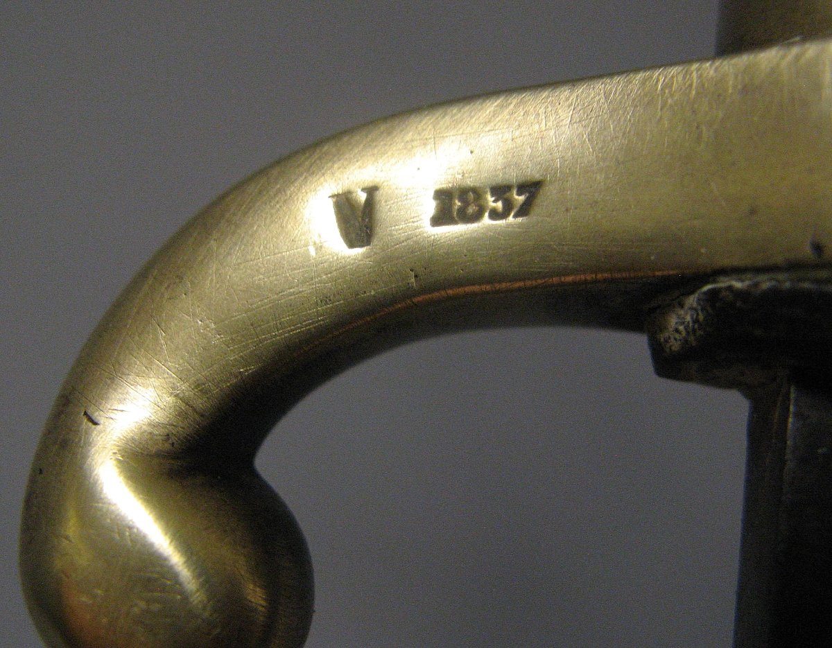 Sabre Briquet d'Infanterie daté 1837 Epoque Louis Philippe.-photo-2