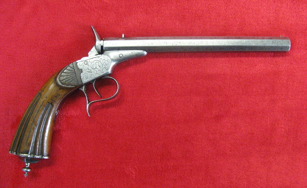 Mariette Parlor Pistol In 6 Mm Bosquette, 19th Century.