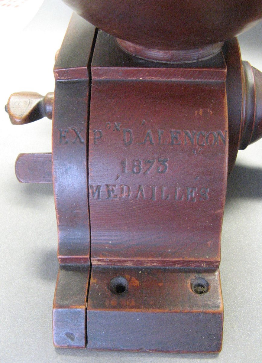 Moulin à Café De Comptoir Du XIXe. J Christophe à Carrouges 1873.-photo-3