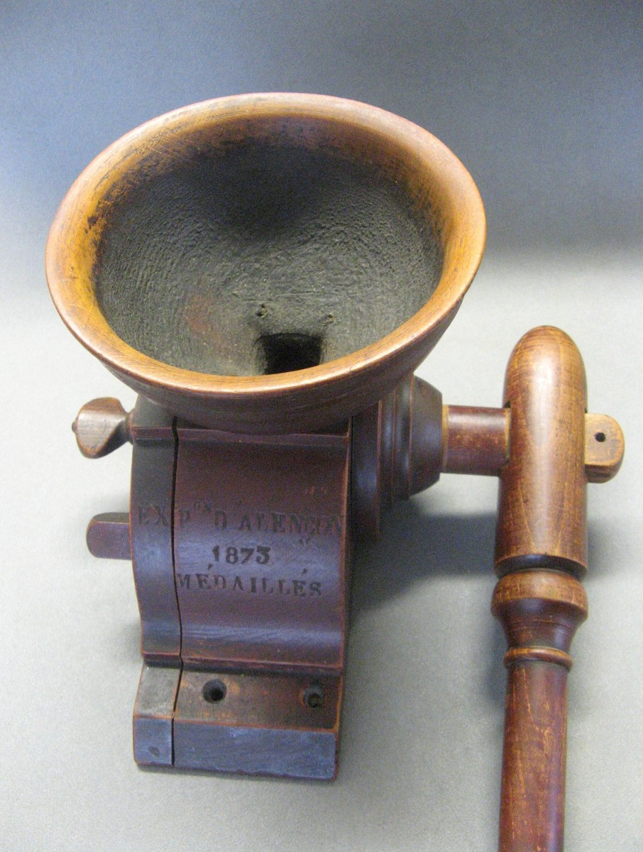 Moulin à Café De Comptoir Du XIXe. J Christophe à Carrouges 1873.-photo-2