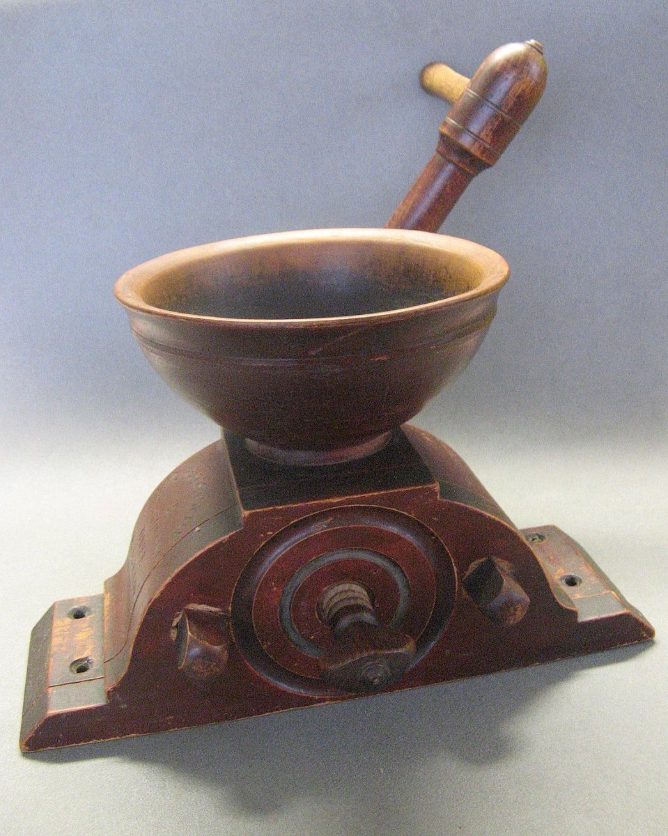 Moulin à Café De Comptoir Du XIXe. J Christophe à Carrouges 1873.-photo-4