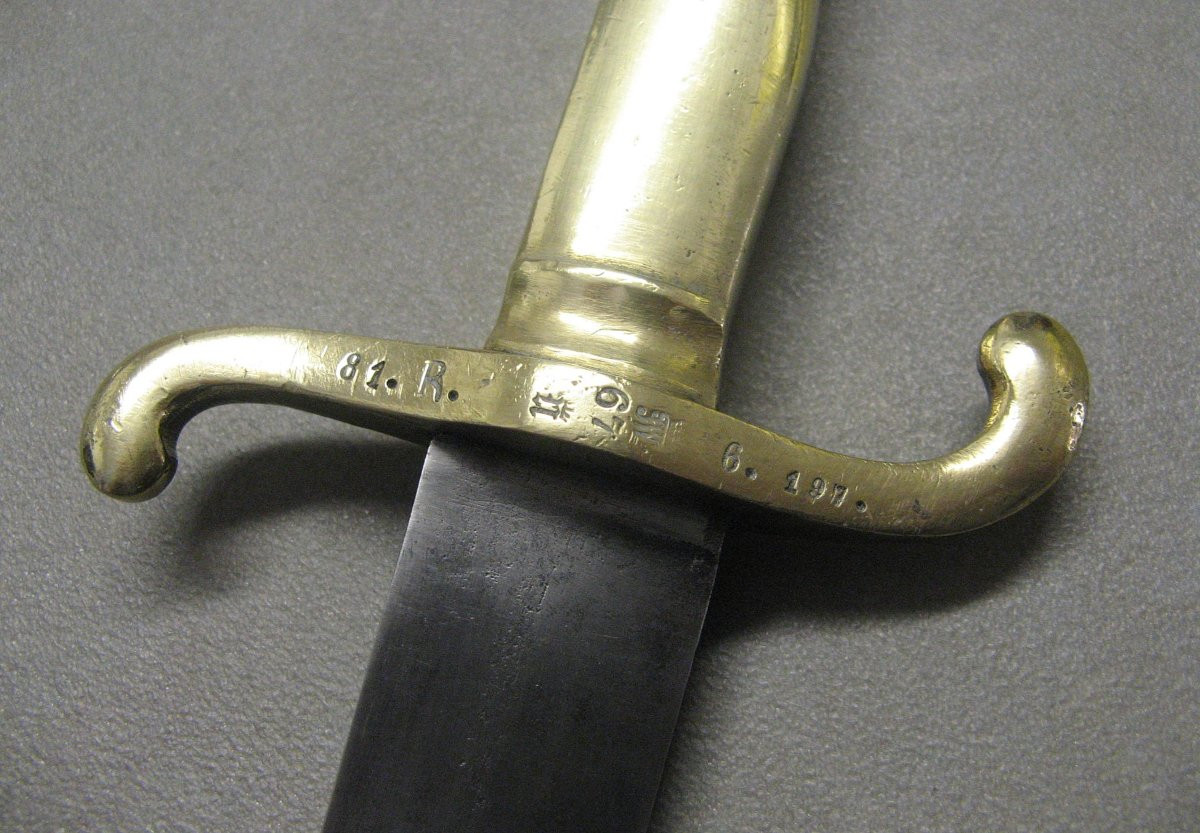 Glaive Allemand Prussien 1870 Artillerie.-photo-4
