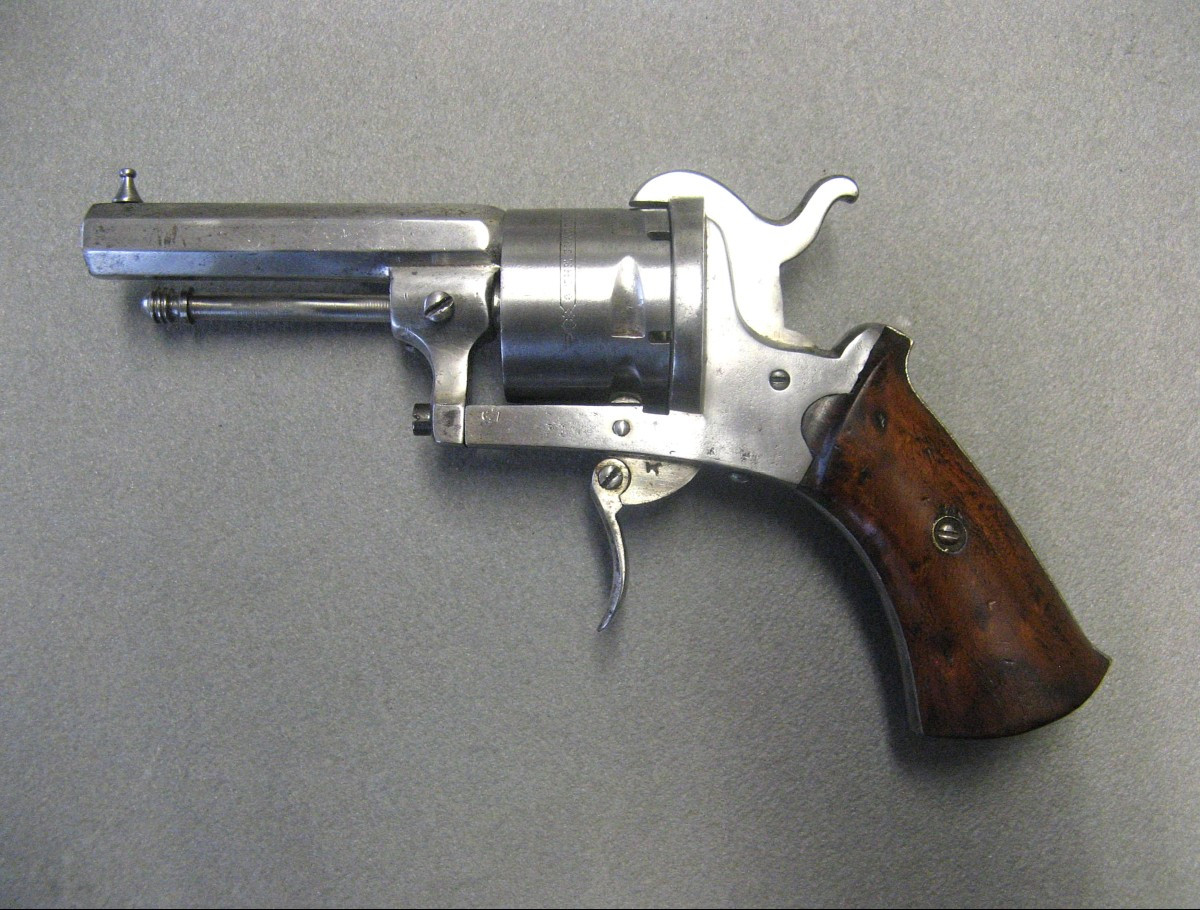 9mm Pinfire Revolver The American Guardian 1875.-photo-2