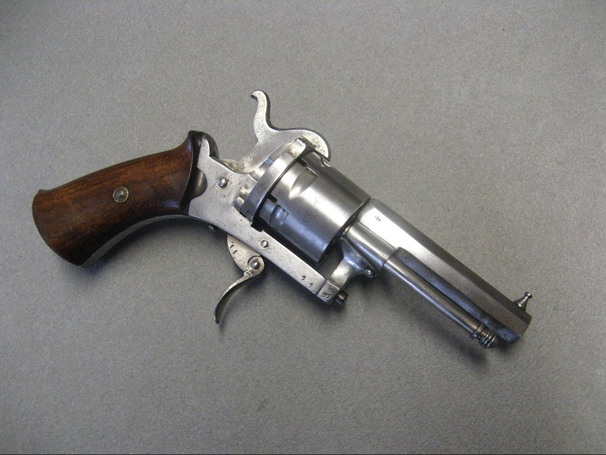 9mm Pinfire Revolver The American Guardian 1875.-photo-2