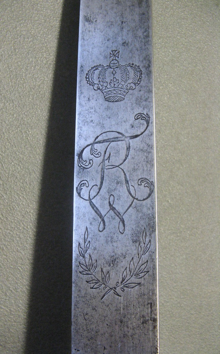 Sabre d'Infanterie Prussienne Mle 1715 / 1786. Fin De l'Ancienne Monarchie.-photo-1