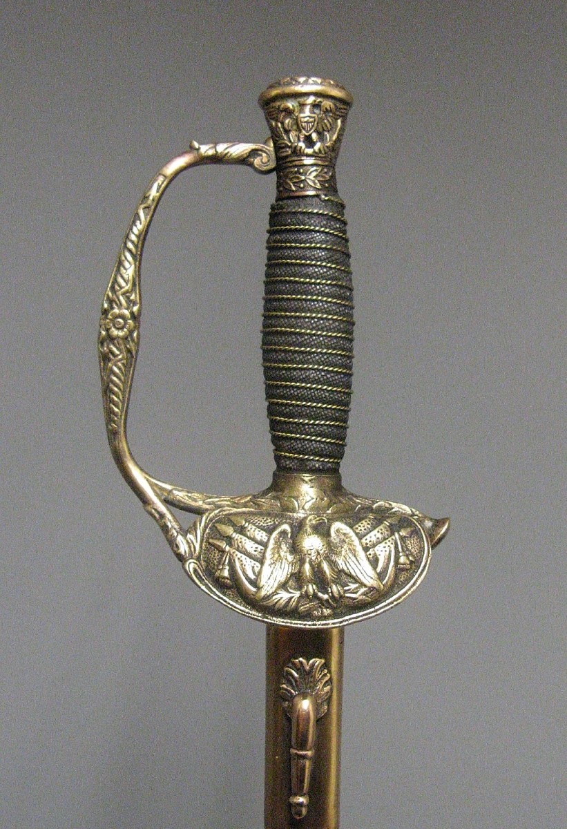 Epée d'officier US fin XIXe.