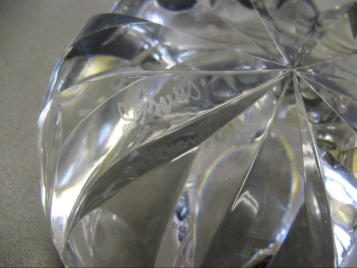 Cendrier Ambassadeur En Cristal St Louis.-photo-1