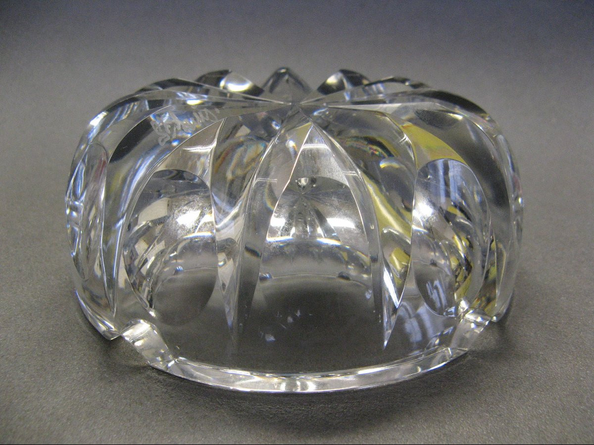 Cendrier Ambassadeur En Cristal St Louis.-photo-2