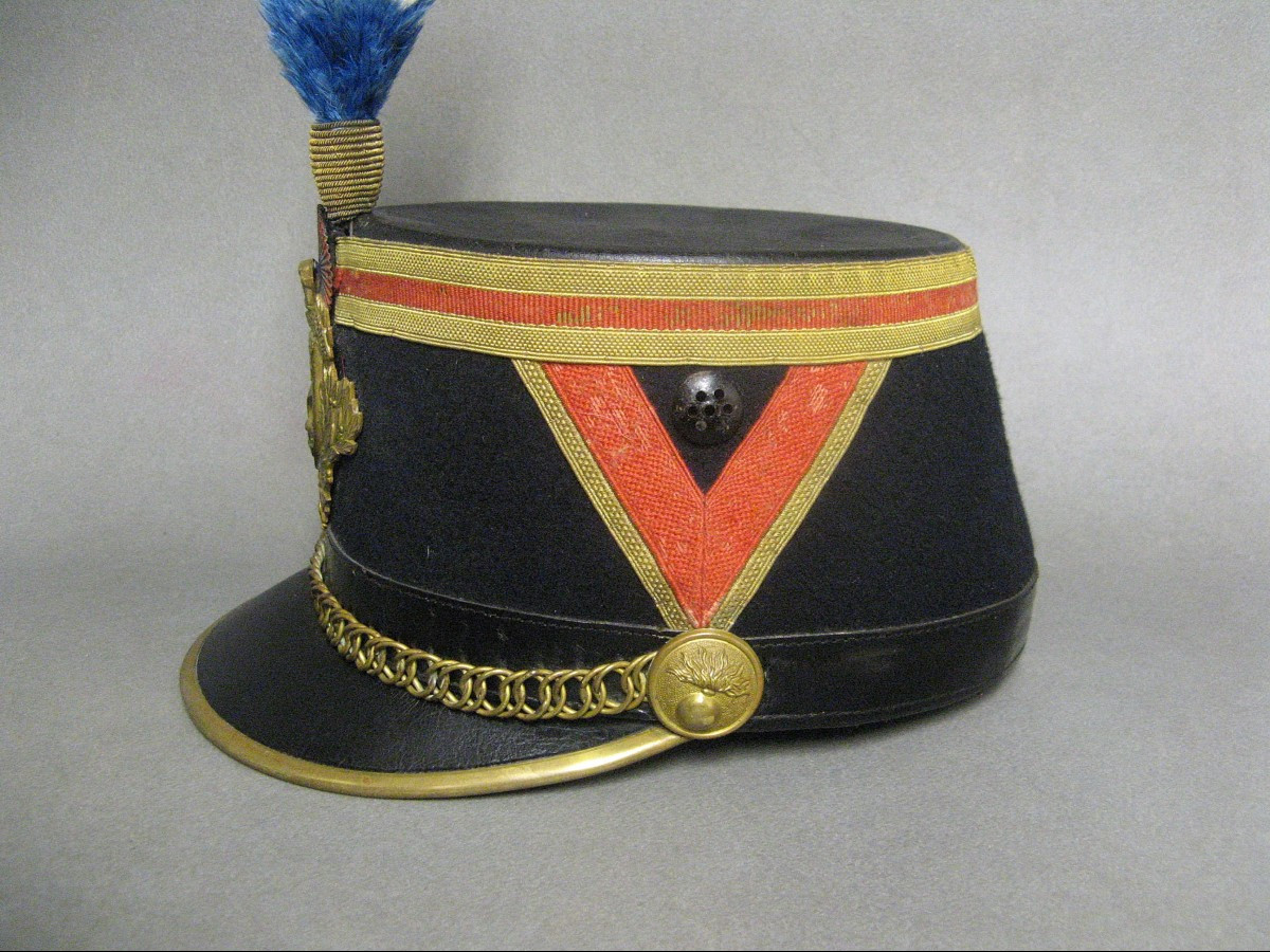 Shako De Sous Officier De La Garde Républicaine Mle 1928-1933.-photo-3