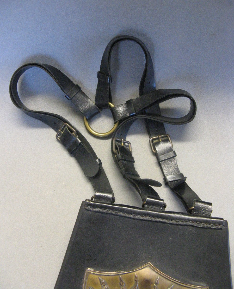  Officer's Sabretache Of The 3rd Hussars, Model 1830. July Monarchy Period.-photo-2