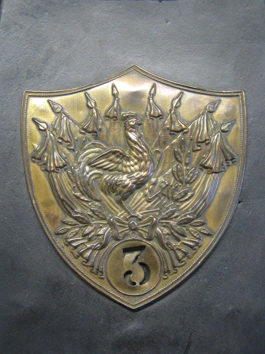  Officer's Sabretache Of The 3rd Hussars, Model 1830. July Monarchy Period.-photo-3