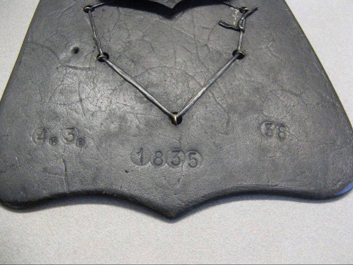  Officer's Sabretache Of The 3rd Hussars, Model 1830. July Monarchy Period.-photo-2