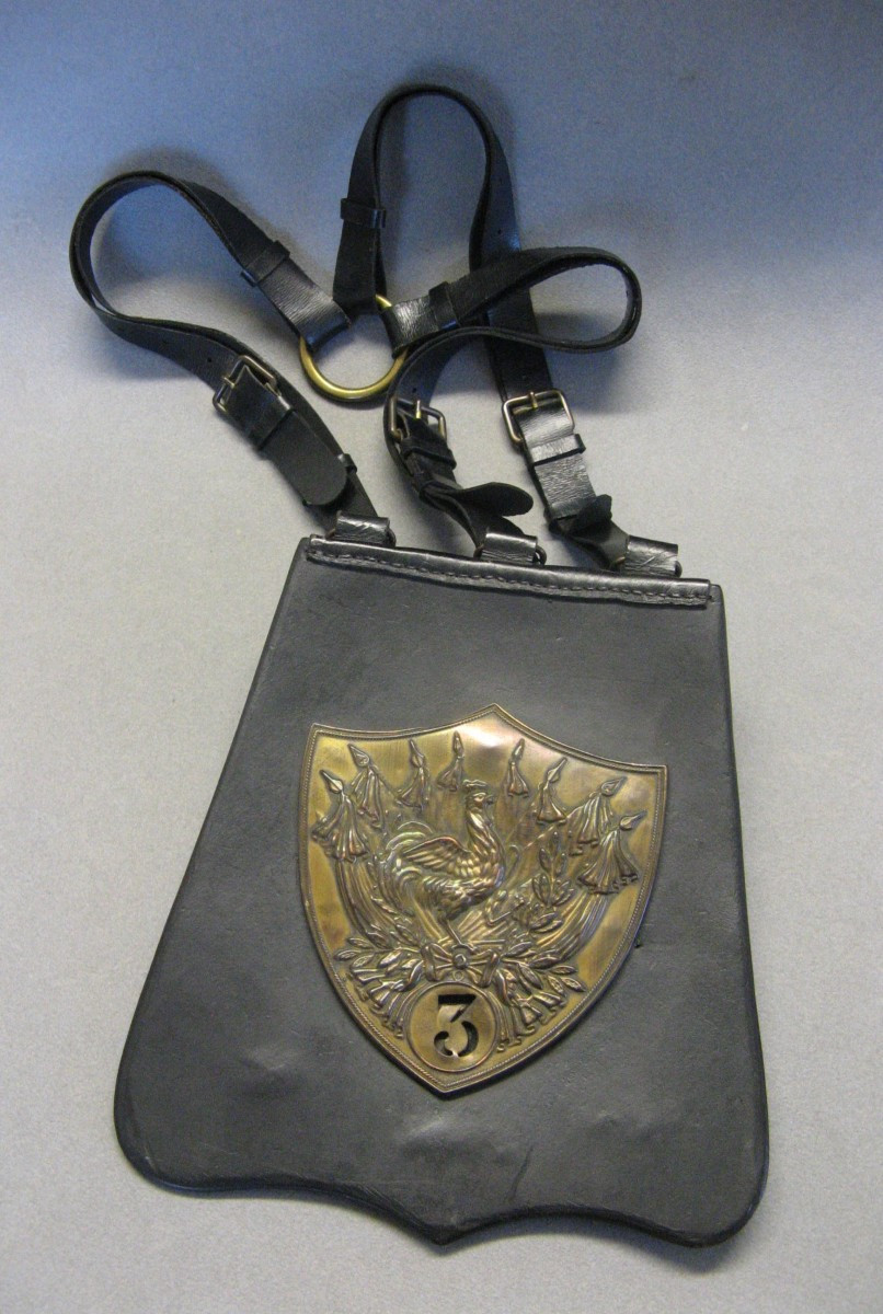  Officer's Sabretache Of The 3rd Hussars, Model 1830. July Monarchy Period.