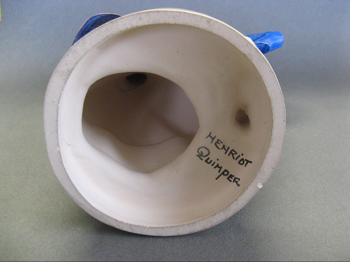 Henriot Quimper  Micheau Vernez Couple De Danseur.-photo-1