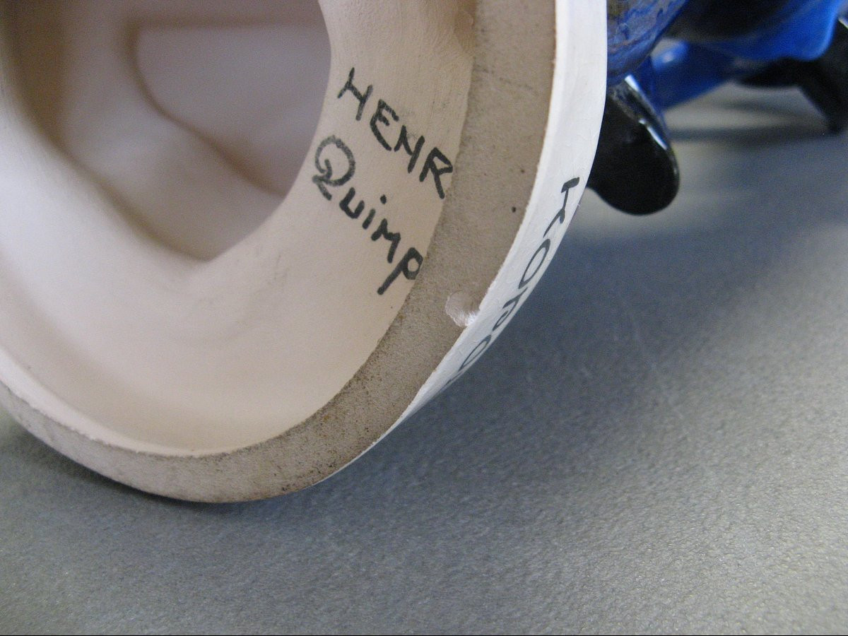 Henriot Quimper  Micheau Vernez Couple De Danseur.-photo-2