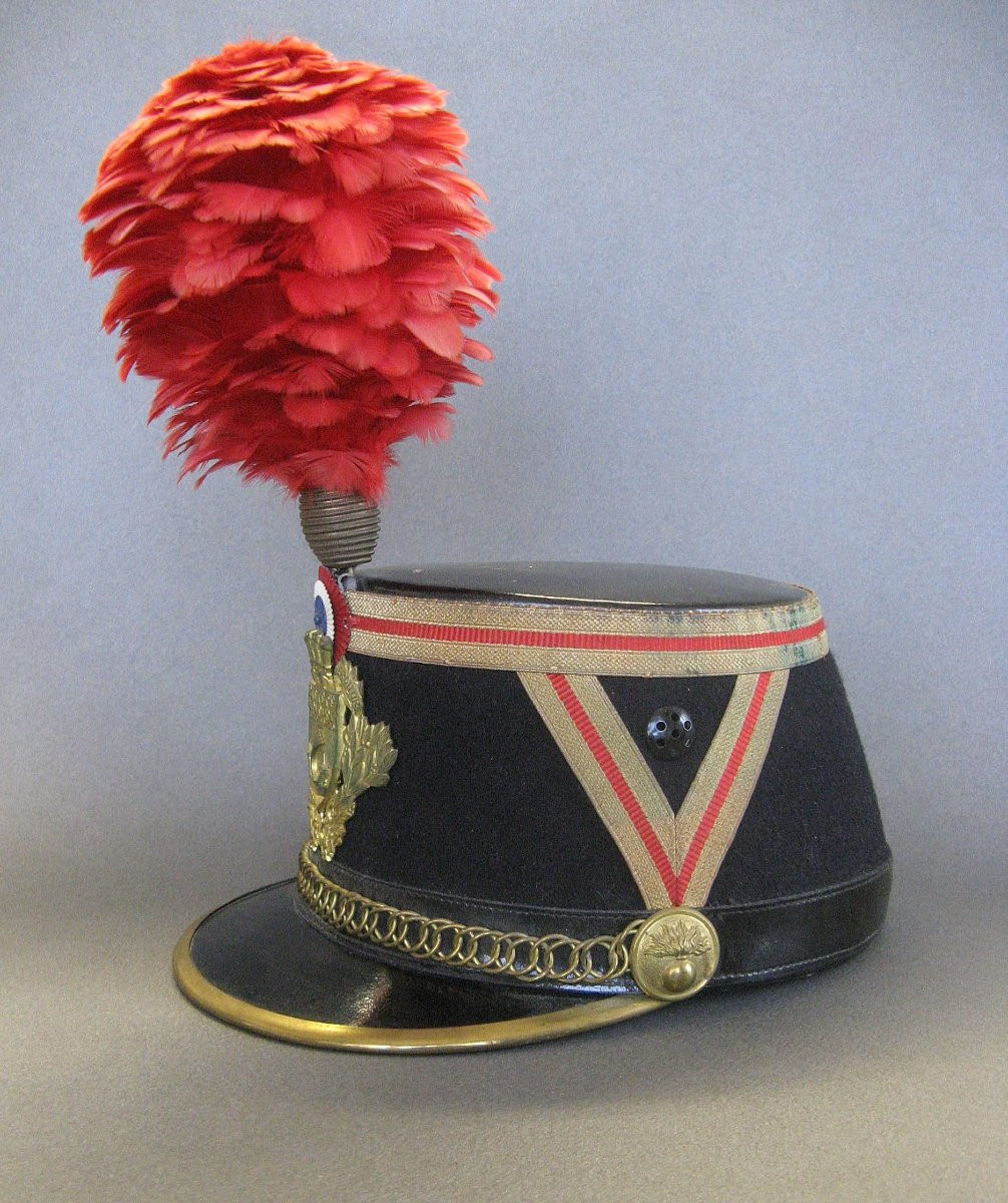 Shako De Sous Officier De La Garde Républicaine Mle 1928-1933.-photo-2