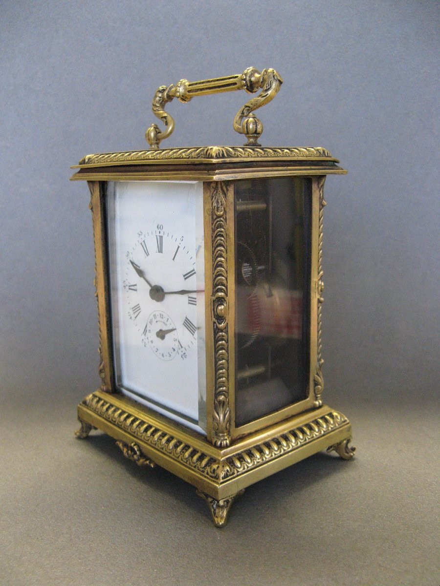 Late 19th Century Officer's Clock.-photo-2