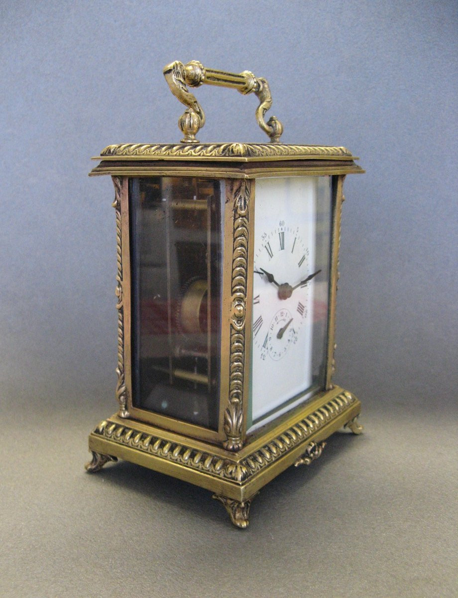 Late 19th Century Officer's Clock.-photo-3