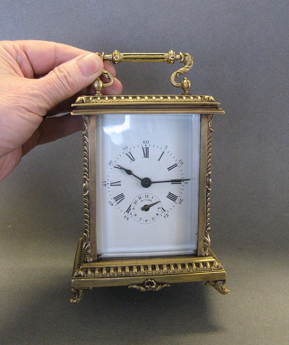 Late 19th Century Officer's Clock.-photo-2