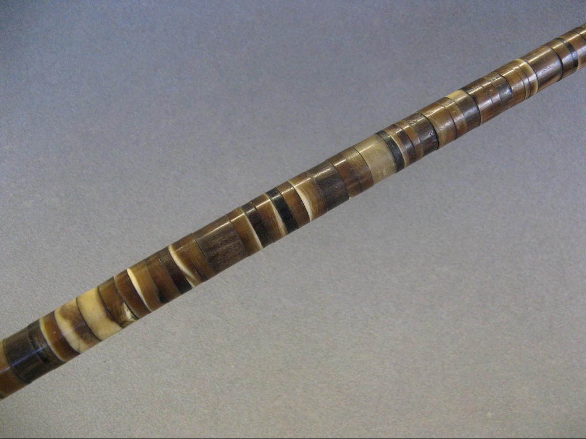 19th Century Horn Opinion Cane.-photo-2