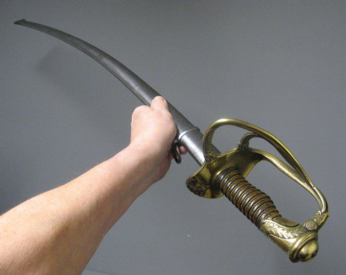 Sabre d' Officier de Cavalerie Légère Mle1822/99.-photo-2