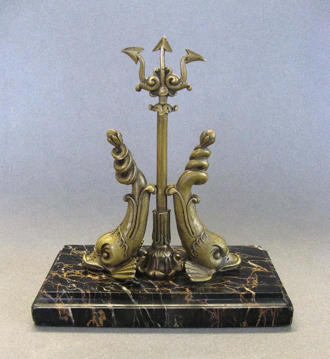 Presse Papier Marine En Bronze XIXe.-photo-3