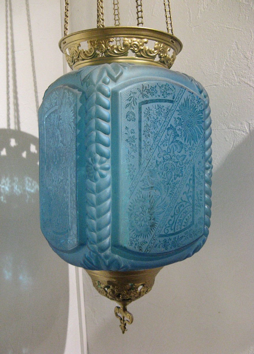 Lanterne De Vestibule Baccarat XIXe.