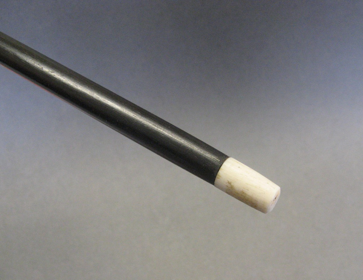 Walking Stick With A Pommel In The Shape Of A Man's Head.-photo-4